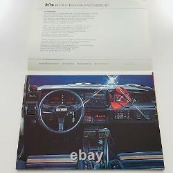 BB BUCHMANN CW311 PORSCHE 928 TARGA VW GOLF GTI rare press kit Pressemappe 1980