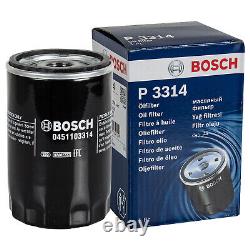 Bosch Kit De Inspection Set 5L mannol Classic 10W-40 pour VW Golf III 2.0 Gti
