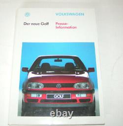 Dossier de Presse / Kit VW Golf 3 / III Incl. Gt / Gti / VR6 Édition 1991