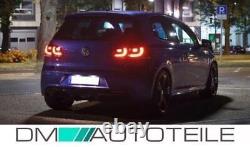 Feux Arrière Kit Rouge Fumee Compatible pour VW Golf 6 Gti LED Conversion