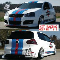 KIT RACING GOLF MK 7 6 5 GTI autocollant VOLKSWAGEN Le Mans tuning car wrapping